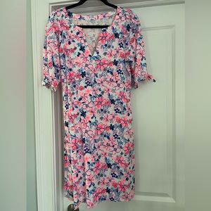 Lilly Pulitzer Easley short sleeve dress.  Size Medium